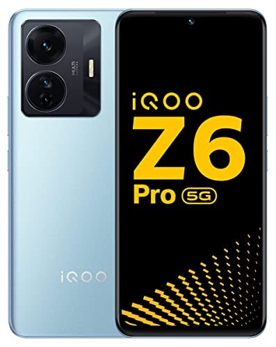 Iqoo Z6 Pro 5G By Vivo (Legion Sky, 6Gb Ram, 128Gb Storage) | Snapdragon 778G 5G | 66W Flashcharge | 1300 Nits Peak Brightness | Hdr10+