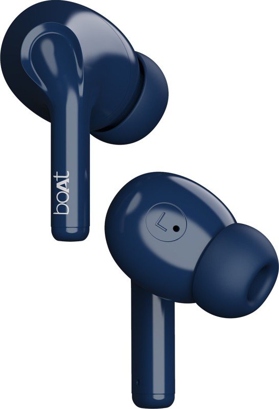 Boat Airdopes 161 With Asap Charge, 10Mm Drivers And 17 Hours Playback Bluetooth Headset(Cool Sapphire, True Wireless)