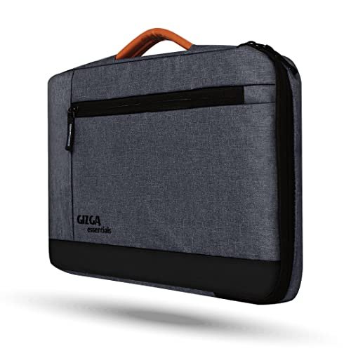 Gizga Essentials Laptop Bag Sleeve Case Cover Pouch For 13.3 Inch Laptop/Macbook, Office/ College Laptop Bag For Men & Women, Multiple Pockets, Water Repellent, Shock Absorber, Grey