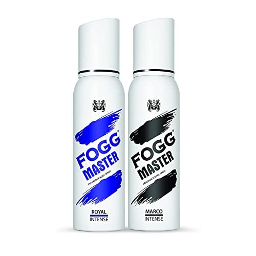 Fogg Master Fragrance Body Spray For Men, 240Ml (Pack Of 2) – Intense (Royal + Marco)