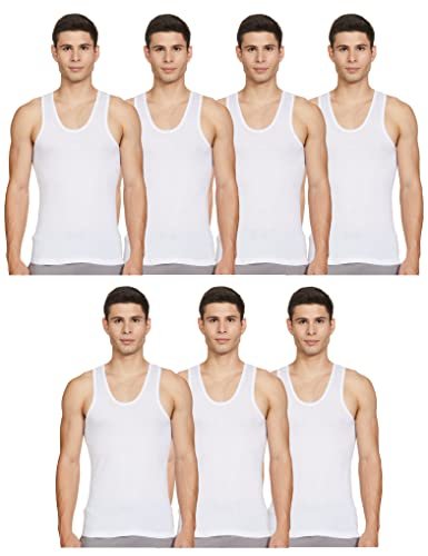 Rupa Jon Men’S Solid Regular Fit Vest (8905284195003_White M)
