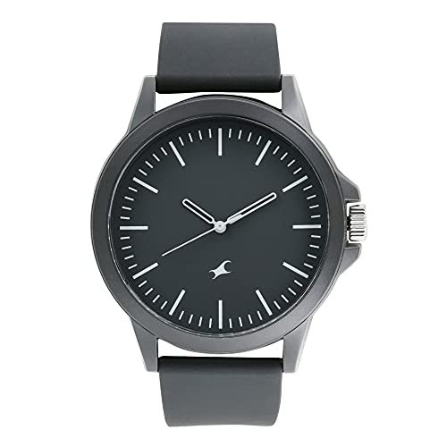 Fastrack Analog Black Dial Unisex-Adult Watch-38024Pp25