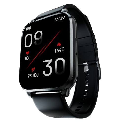 Fire-Boltt Ninja 3 Smartwatch Full Touch 1.69 & 60 Sports Modes With Ip68, Sp02 Tracking, Over 100 Cloud Based Watch Faces – Black