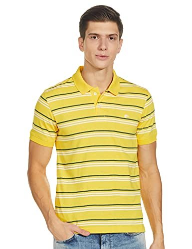 Ruggers By Unlimited Men’S Slim T-Shirt (Rgmepts20366Y06002_Yellow M)