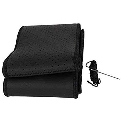 Kingsway Leatherite Classic Stiched Steering Cover Suitable For Maruti Suzuki Wagon R, Model Year : 2003 – 2010, Color : Black, Pu, Set Of 1 Piece