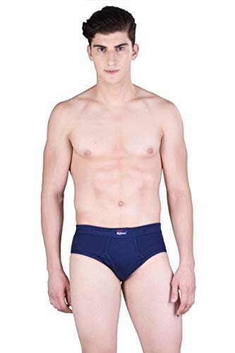 Dollar Bigboss Men’S Cotton Lycra/Expendable Brief Regular Solid Trunks (Pack Of 7) (Mbbr-11-R2_Assorted_S/80Cm)