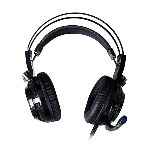 Hp H200Gs Wired Gaming Over Ear Headphones With Mic, Lightweight Design, Soft Adaptive Suspension Headband With Usb7.1 Output, 7.1 Stereo Surround Sound/1 Year Rtb Warranty (8Aa07Aa)