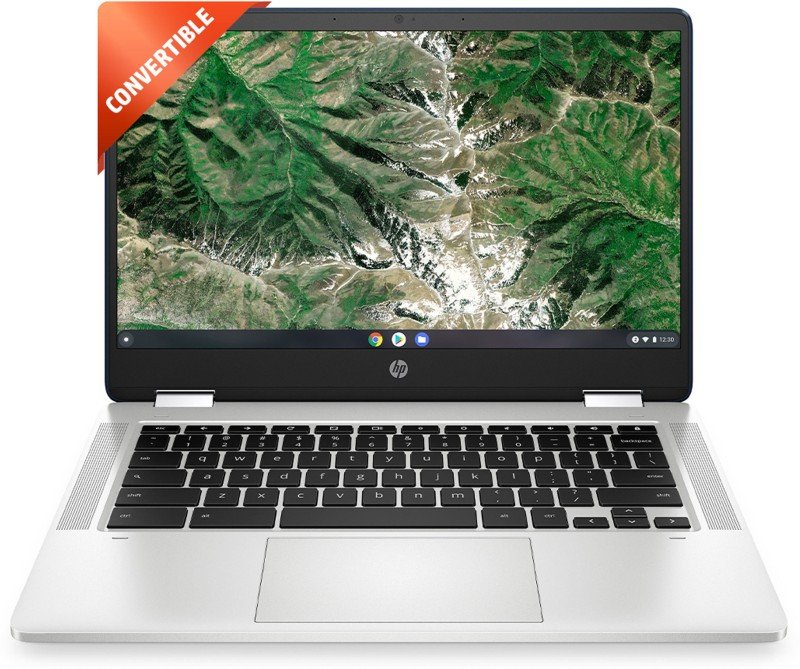 Hp Chromebook X360 Intel Celeron Quad Core – (4 Gb/64 Gb Emmc Storage/Chrome Os) 14A-Ca0504Tu Thin And Light Laptop(14 Inch, Forest Teal, 1.49 Kg)