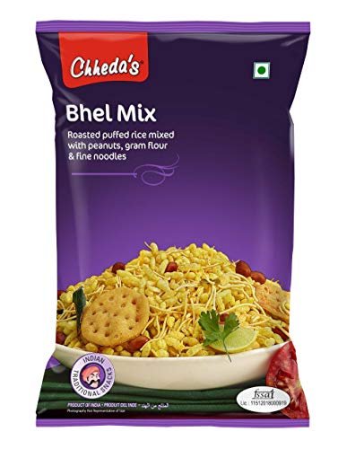 Chheda’S Bhel Mix – Roased Puffed Rice, Peanuts, Besan Sev – Sev Kurmura (350G Pack Of 1)