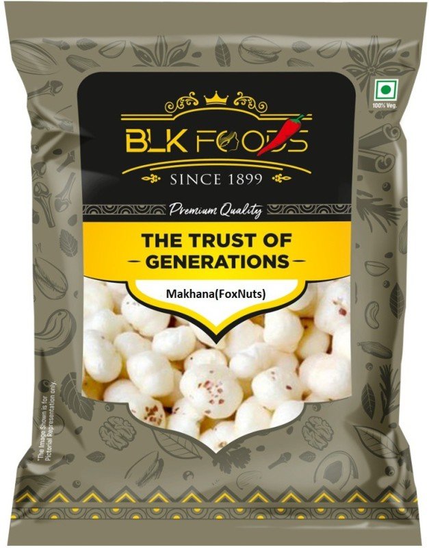 Blk Foods Daily Makhana (Foxnuts) 100G Fox Nut(100 G)