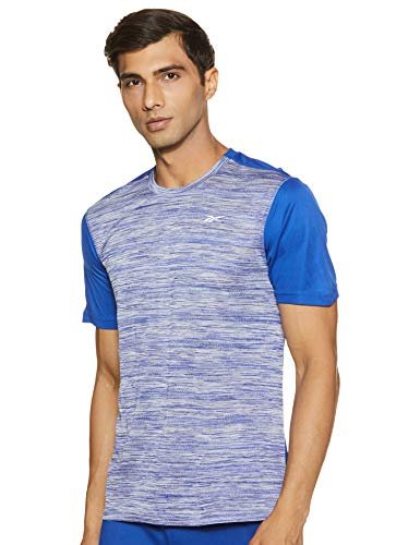 Reebok Men’S Solid Slim Fit T-Shirt (Fq4602_S_Team Dark Royal_Small