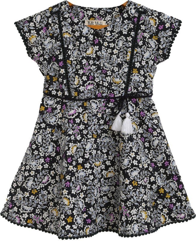 3Six5 Midi/Knee Length Casual Dress(Multicolor, Sleeveless)