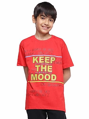 Homegrown Boys Cotton T-Shirt Red