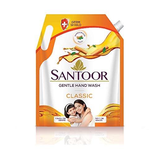 Santoor Classic Handwash Refill, 1500Ml