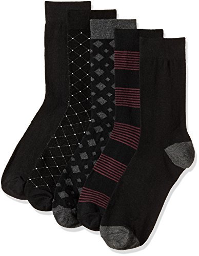 Amazon Brand – Symbol Men’S Cotton Blend Socks (Socks11_Multicolor 2_Free Size)